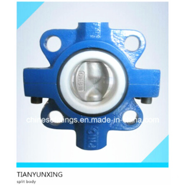 Wafer Butterfly Valve with Split Body Double Stem